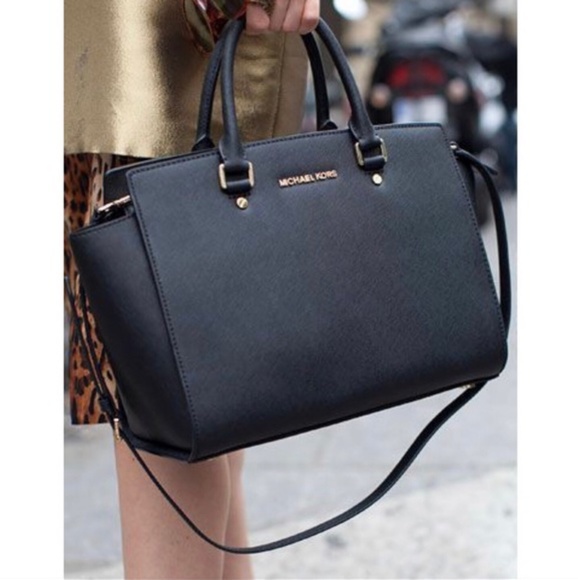 Michael Kors Large Selma Saffiano Leather Satchel